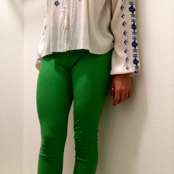 Green jeggings - Picture 6 of 6